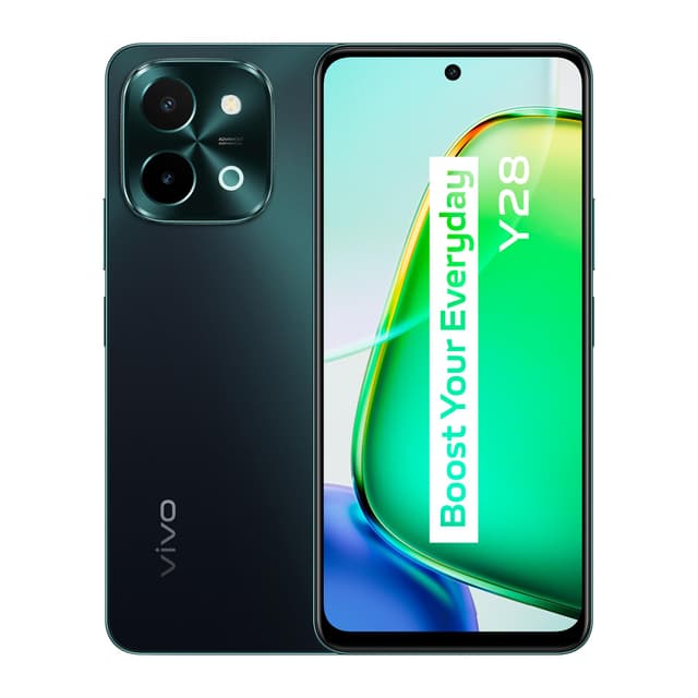 VIVO Y28 Smartphone ohne Vertrag, 8G + 256G, 8G + 8G erweiterter RAM, 6,68" 90 Hz LCD Display, 50MP Hauptkamera, 5200mAh Akku, 44W FlashCharge, Zwei Lautsprecher mit 300% Lautstärke Handy