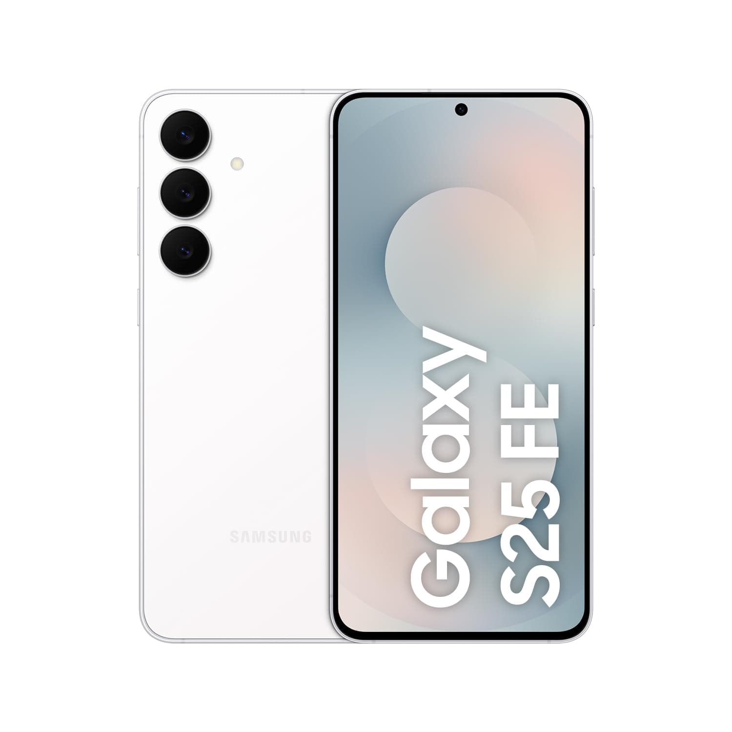Samsung Galaxy S25 FE mit Galaxy AI, Handy mit Android, 6,7 Zoll FHD-Display, 50 MP Kamera, 256 GB Speicher, 8 GB RAM, 4.900 mAh Akku, White, 3 Jahre Herstellergarantie [Exklusiv auf Amazon] Weiß 256 GB