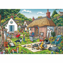 Puzzle 1000 Teile,Puzzle Erwachsene, EIN Herausforderndes R채tsel,Puzzlespiele f체r Die Ganze Familie,Geschenke f체r Frauen,Geschenke f체r M채nner,ThemaLebhafter Innenhof