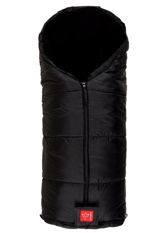 Kaiser 6570625 - Fußsack "Thermo Aktion", Farbe: schwarz, 1 Stück (1er Pack) 1 Stück (1er Pack) Schwarz