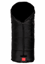 Kaiser 6570625 - Fußsack "Thermo Aktion", Farbe: schwarz, 1 Stück (1er Pack) 1 Stück (1er Pack) Schwarz