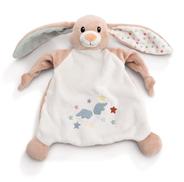 NICI Schmusetuch Hase Fjella 25x25cm - rosa - Kuscheltuch für Babys & Kleinkinder, Baby Kuscheltier Schnuffeltuch für Mädchen & Jungen | 61884