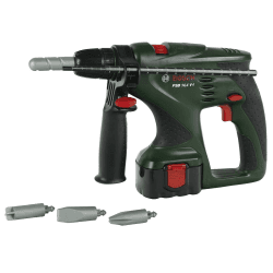Theo Klein 8450 Bosch Schlagbohrmaschine I Schlagbohrer mit Rechts- und Linkslauf und auswechselbaren Aufsätzen I Maße: 29 cm x 15 cm x 4 cm I Spielzeug für Kinder ab 3 Jahren
