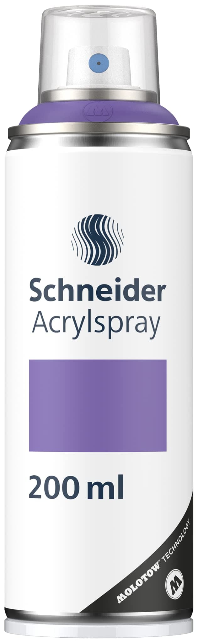 Schneider Paint-It 030 Supreme DIY Acryllack (hochdeckende Sprühfarbe, UV-beständig, 200 ml, Acrylspray für fast alle Untergründe) blue lilac matt
