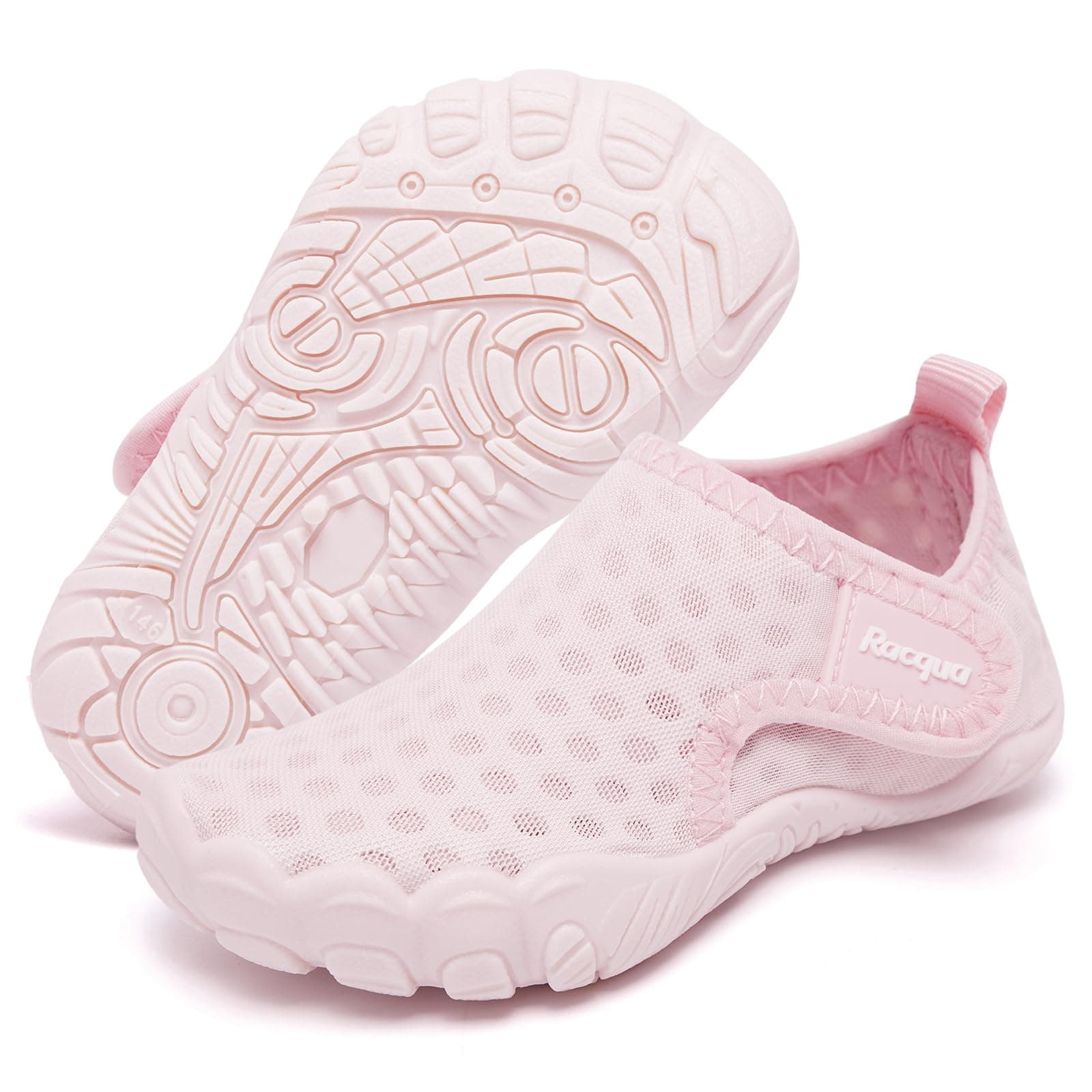 Racqua Wasserschuhe Kinder Baby Schwimmen Aqua Anti-Rutsch-Schuhe für Kinder Jungen Mädchen 21 EU Wzk1653eu Pink
