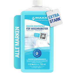 Maxxi Clean 750ml Bodenreiniger mit Frische-Duft geeignet für alle Wischroboter Universal Reiniger Konzentrat Wischflüssigkeit für Boden, Parkett, Fliesen Saugwischer-Reinigungsmittel Angebot bei HelloDeals