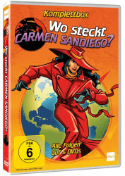 Wo steckt Carmen Sandiego? - Komplettbox der preisgekrönten Zeichentrickserie - Alle Folgen der Serie auf 6 DVD - Action Animationsserie über die geheimnisvolle Diebin [Collector's Edition]