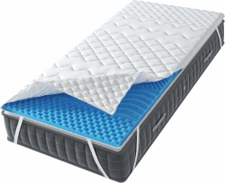 Matratzentopper ErgoFit - Made in Germany Topper 180x200cm mit optimierten 7-Zonen-Komfort - Matratzen Topper 5 cm Hoch - weiches Liegegefühl - Öko-Tex Zertifiziert - Matratzentopper 180x200cm 180x200 cm