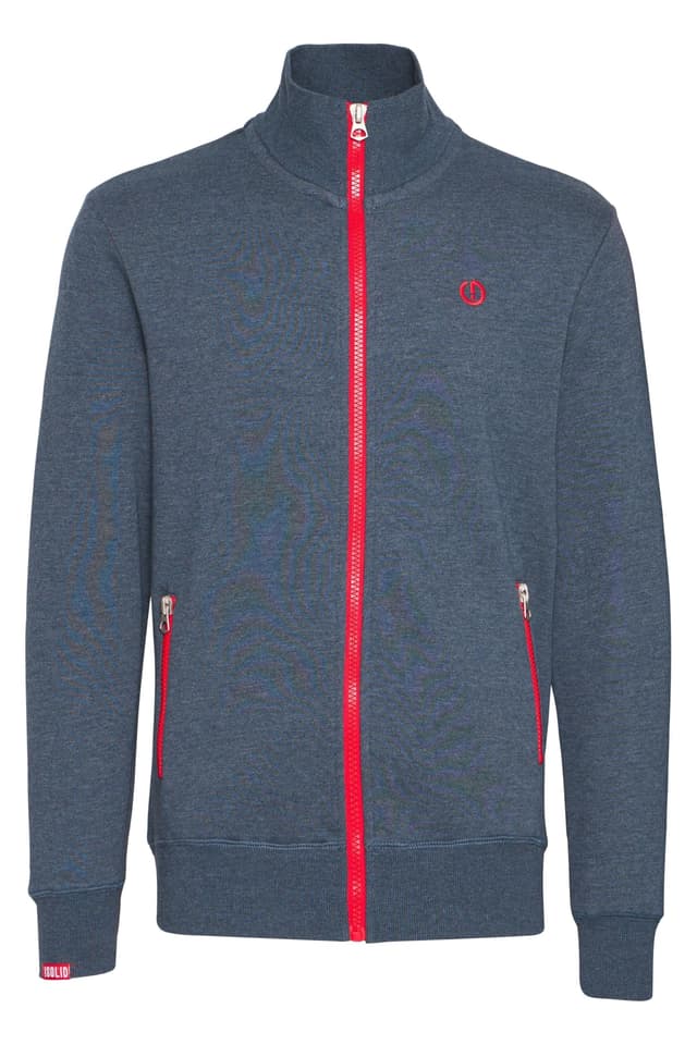 !SOLID SDBennTrack Herren Sweatjacke Cardigan mit Reißverschluss und Stehkragen