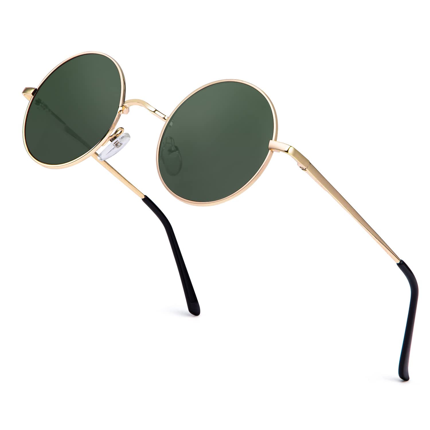 ANYLUV Sonnenbrille Herren Polarisiert, Runde Sonnenbrille Herren Damen Klassische mit UV-Schutz