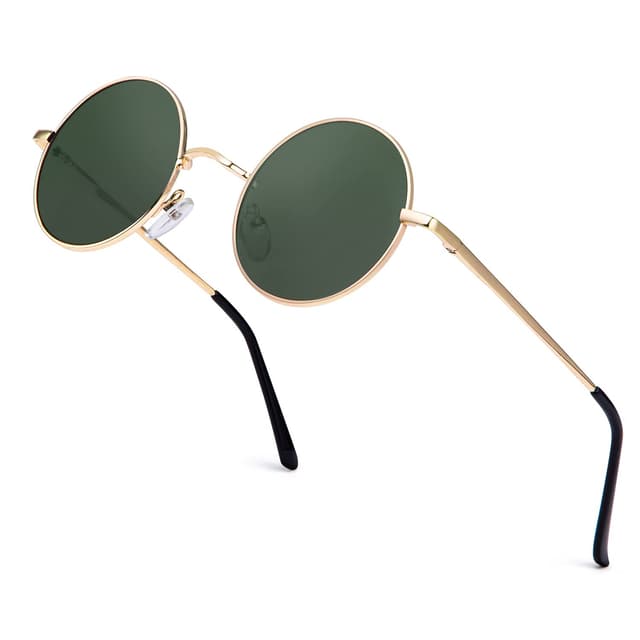 ANYLUV Sonnenbrille Herren Polarisiert, Runde Sonnenbrille Herren Damen Klassische mit UV-Schutz