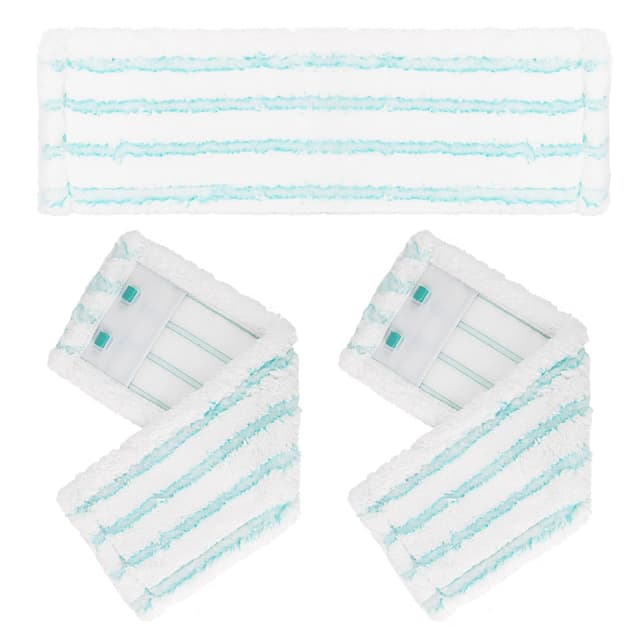 Tesmotor 3-Pack Ersatz Wischbezüge für Leifheit Profi XL Micro Duo, Bodenwischer Ersatzbezug für Leifheit, Effiziente Mikrofaser Ersatzbezug für Alle Hartböden Profi XL-3Pack