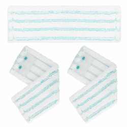 Tesmotor 3-Pack Ersatz Wischbezüge für Leifheit Profi XL Micro Duo, Bodenwischer Ersatzbezug für Leifheit, Effiziente Mikrofaser Ersatzbezug für Alle Hartböden Profi XL-3Pack