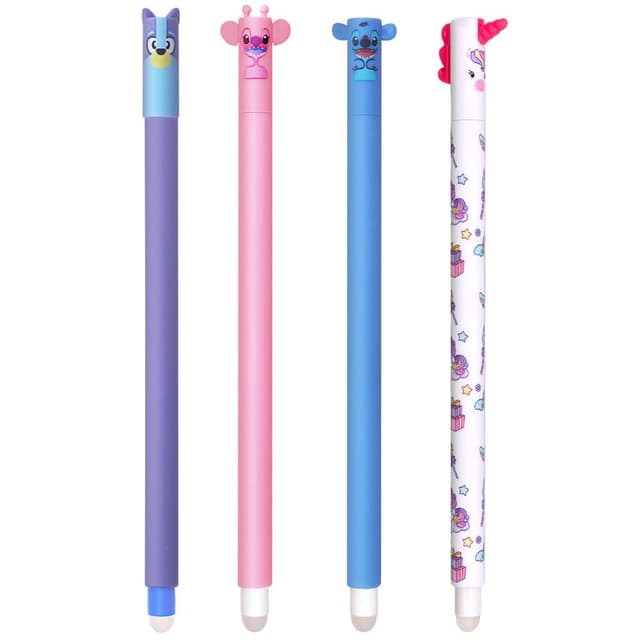 Radierstiften, Kawaii Verschiedene Tiermotive, Kugel am Ende zum Entfernen der Tinte, Mehrfarbig Temperaturempfindlich, Spitzendurchmesser (B)
