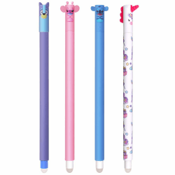 Radierstiften, Kawaii Verschiedene Tiermotive, Kugel am Ende zum Entfernen der Tinte, Mehrfarbig Temperaturempfindlich, Spitzendurchmesser (B)