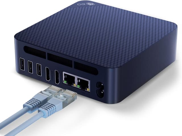 Beelink Mini PC EQ14, Intel Twin Lake-N150 Prozessor (bis zu 3.6GHz), 16GB DDR4 500GB M.2 SSD, 4K Office Mini Computer Windows 11, Dual 2.5G LAN/Dual HDMI/WiFi 6/BT5.2 EQ14/N150/16G/500G/2.5G*2
