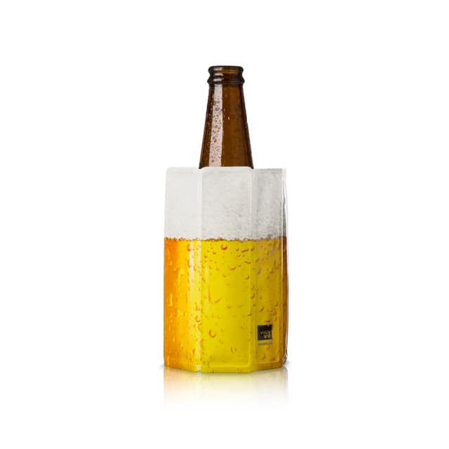 Vacu Vin Bierkühler Manschette - Getränkekühler für Bierflaschen (0,3-0,5 l) - Kühlt Getränke Schnell und Hält Stundenlang Kalt