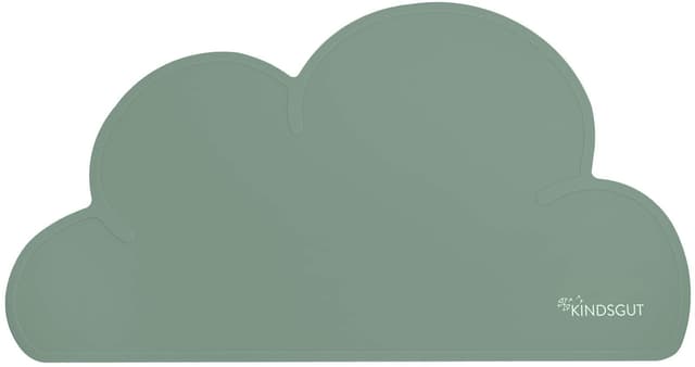 Kindsgut Platzdeckchen Wolke, Tischset, Unterlage in kinderfreundlichem Design und dezenten Farben, Pistazie