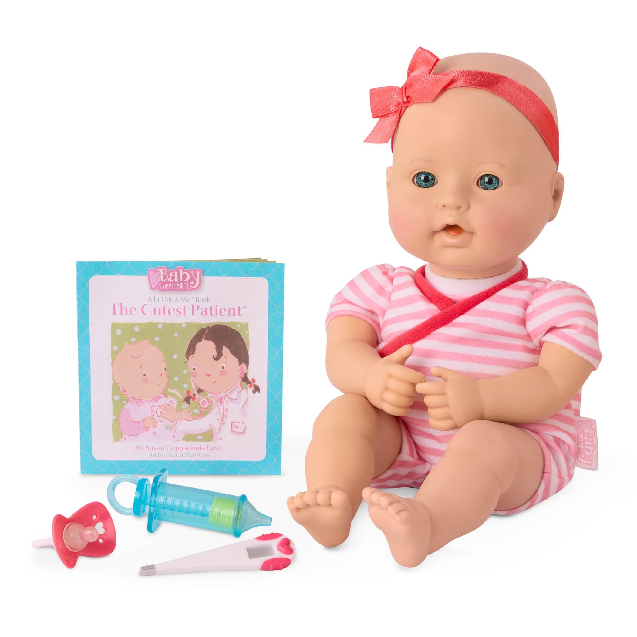 Baby Sweetheart - Medizinische Zeit - 31cm Baby-Puppe - Weicher Körper - Check-Up Zubehör - Vorgetäuschtes Spiel - Spielzeug für Kinder ab 3 Jahren Arztbesuch