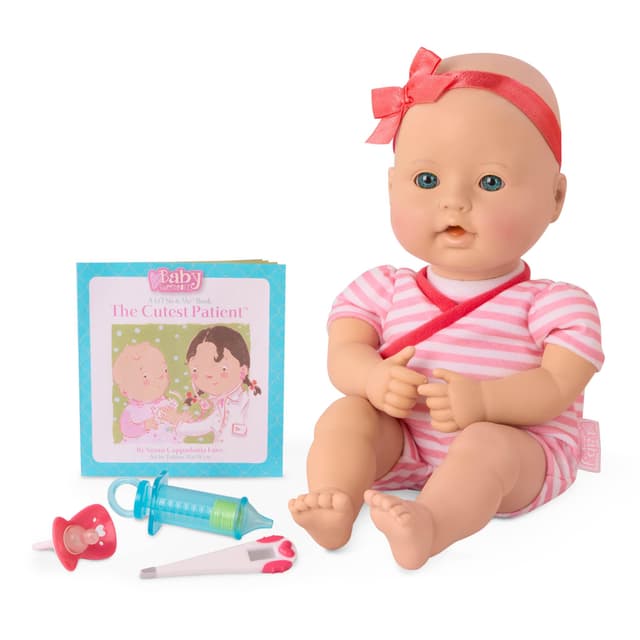 Baby Sweetheart - Medizinische Zeit - 31cm Baby-Puppe - Weicher Körper - Check-Up Zubehör - Vorgetäuschtes Spiel - Spielzeug für Kinder ab 3 Jahren Arztbesuch