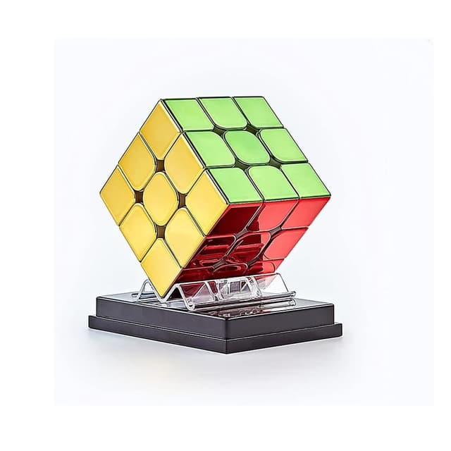 XMDCuber Speed Cube 3x3, 3x3x3 Magnetic Speed Cube Reflective Cube Shiny Cube Puzzle Mirror Reflective Magic Cube 56mm