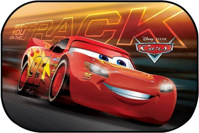 Cars 3 Lightning Mcqueen Kinder Einzelwagen Sonnenschutz Seitenvorhang, rot