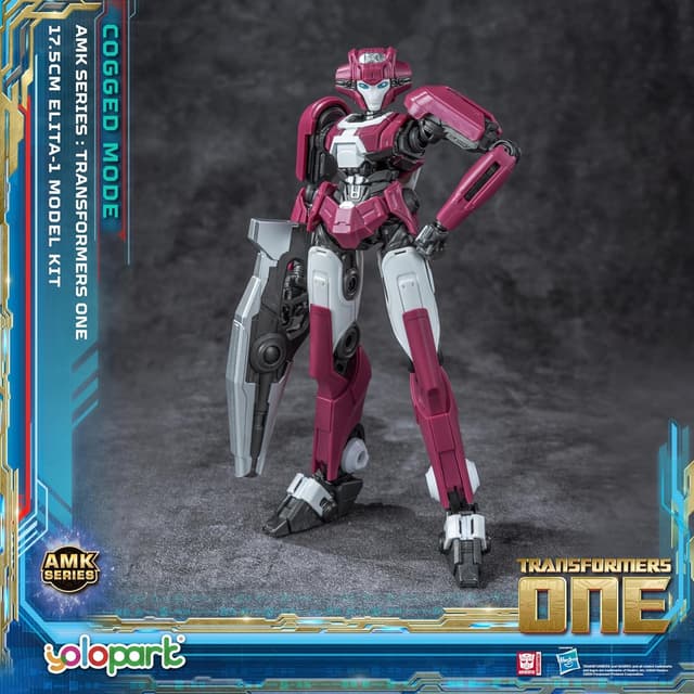 YOLOPARK Transformers One Elita-1 Cogged Mode Action Figur, 6,89 Zoll hoch artikuliert Keine Umwandlung Transformers Model Kit, sammelbare Transformer Spielzeug Geschenke für Kinder ab 8 Jahren