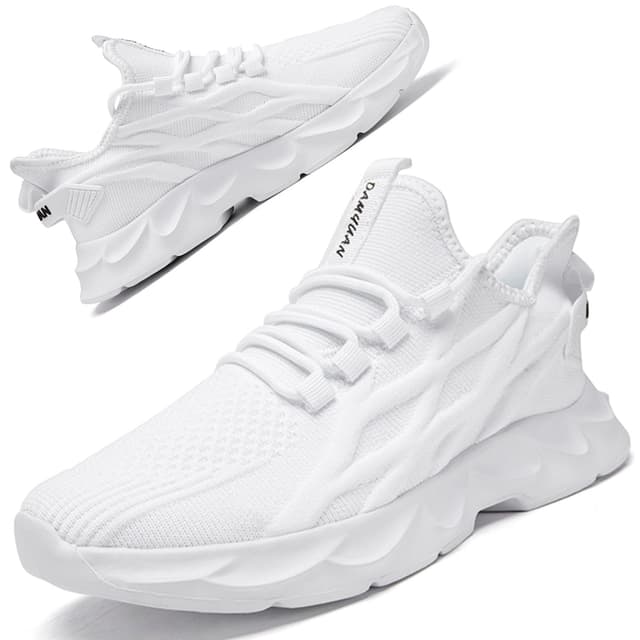 ZGPWZWL Sneaker Damen Schuhe Atmungsaktiv Sportschuhe Leichtgewichts Walkingschuhe Turnschuhe Freizeitschuhe Laufschuhe Straßenlaufschuhe 39 EU A Weiß