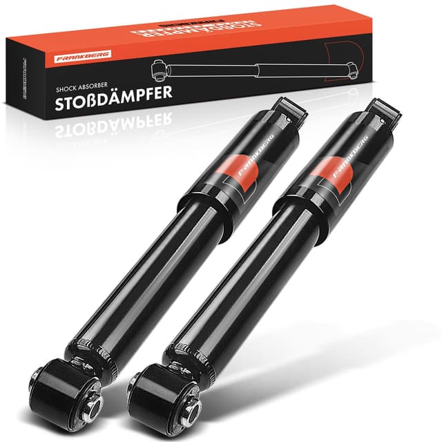 Frankberg 2x Stossdämpfer Gasdruckstoßdämpfer Hinterachse Kompatibel mit Panda 169 Schrägheck 1.4L 2006-2012 KA RU8 Schrägheck 1.2L 1.3 TDCi 2008-2016 Replace# 1540225