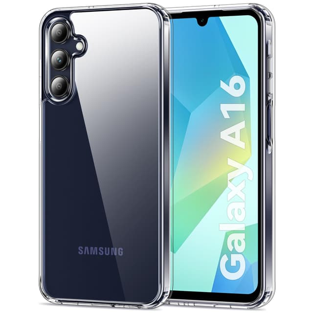HOOMIL Crystal Clear Hülle für Samsung Galaxy A16 4G/5G, Anti Gelb Durchsichtig Handyhülle Stoßfest Schutzhülle - Transparent A16 5G Durchsichtig