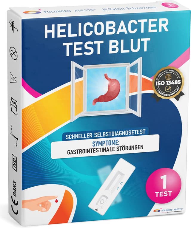 ADESTE HELICOBACTER TEST BLUT – Helicobacter schnelltest blut zur Erkennung von Mageninfektionen