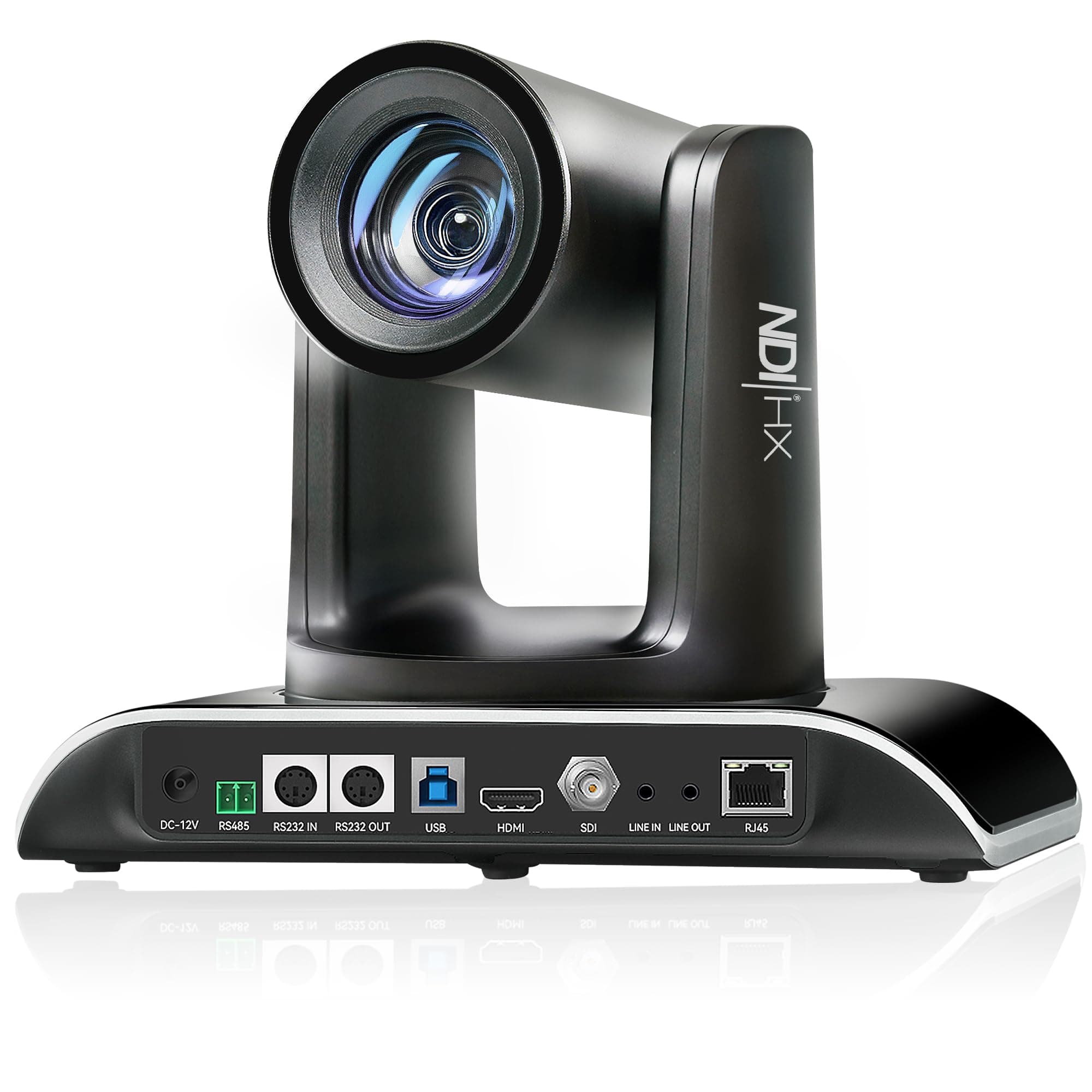 Tenveo PTZ Kamera NDI 30X Optischer Zoom konferenzkamera 1080P 60FPS mit HDMI/SDI/RJ45/USB Ausgang Unterstützt Netzwerk Streaming Funktioniert mit Zoom Skype Teams für Kirche/Großveranstaltung/Meeting AI Tracking/30X Zoom/SDI/HDMI/LAN/USB3.0/NDI