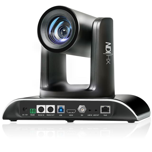 Tenveo PTZ Kamera NDI 30X Optischer Zoom konferenzkamera 1080P 60FPS mit HDMI/SDI/RJ45/USB Ausgang Unterstützt Netzwerk Streaming Funktioniert mit Zoom Skype Teams für Kirche/Großveranstaltung/Meeting AI Tracking/30X Zoom/SDI/HDMI/LAN/USB3.0/NDI