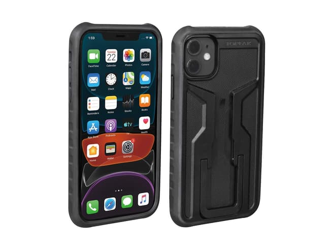 Topeak Unisex – Erwachsene RideCare für iPhone 11 Smartphonehülle, schwarz-grau, ohne Halter