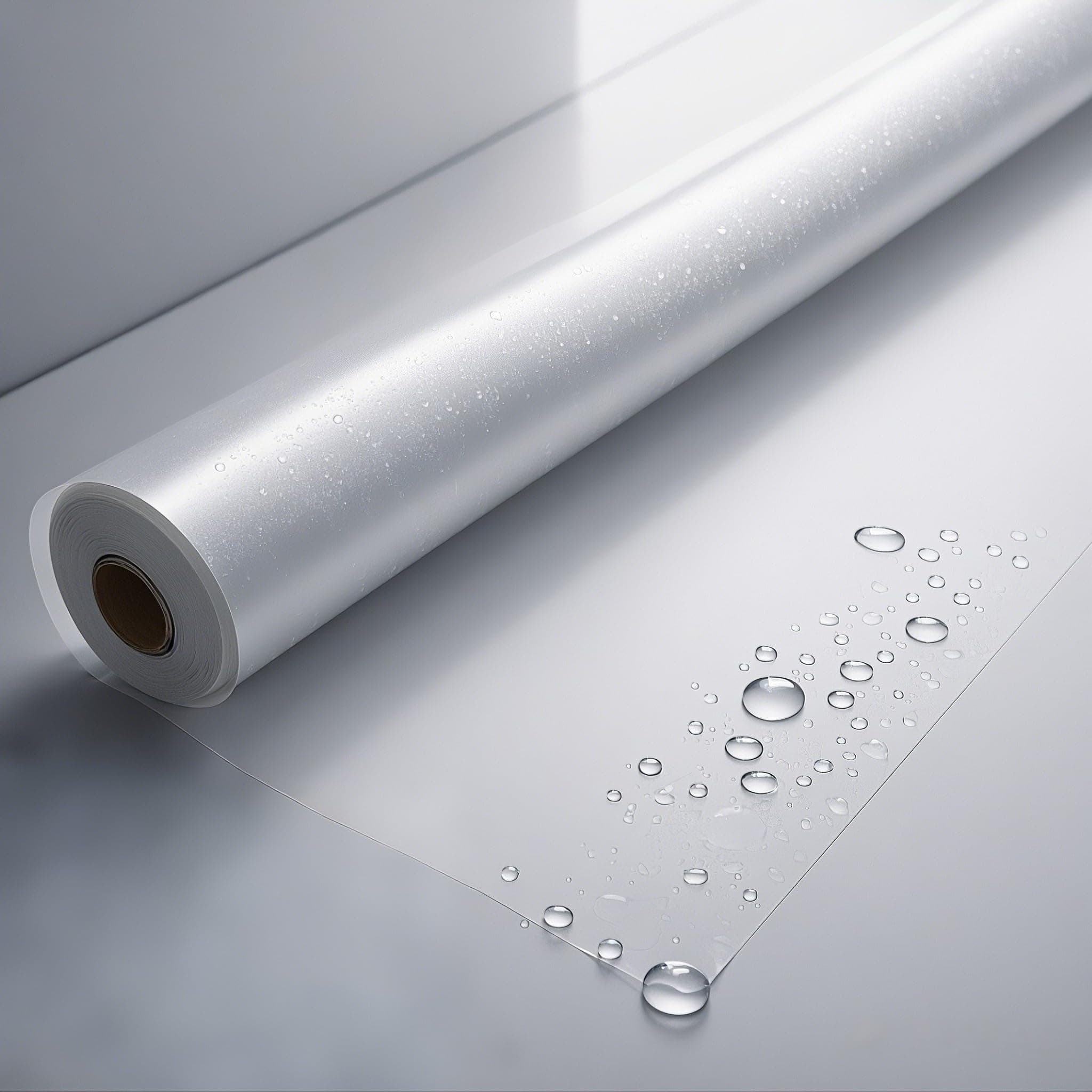 Songkittsazi wandschutzfolie selbstklebend 45 cm x 10 m transparente Elektrostatik Folie sich einfach abwaschen lässt eignet sich ideal Spritzschutz für Küchenrückwände kann spurlos entfernt werden