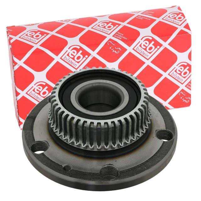 febi bilstein 09521 Radlagersatz mit Radnabe und ABS-Impulsring , 1 Stück