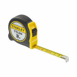 STANLEY Maßband Bandmass Tylon, 3 m, Tylon-Polymer Schutzschicht, verschiebbarer Endhaken, Kunststoffgehäuse 1-30-687 3 m Schutzschicht Angebot bei HelloDeals