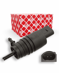 1x Original FEBI BILSTEIN Waschwasserpumpe Pumpe Scheibenreinigung Scheibenwaschanlage Scheibenwaschpumpe Spritzwasser Waschpumpe Waschwasser Wischwasserpumpe Wischwasser Spritzwasserpumpe Angebot bei HelloDeals