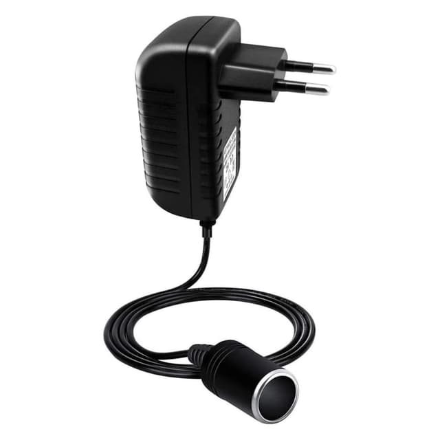 Netzgleichrichter Netzadapter Adapter 100V - 240V auf 12V/3A (36W) KFZ Zigarettenanzünder Steckdose Spannungswandler 12V Netzteil über das Stromnetz für Auto-Kühlbox, Luftpumpe, Autostaubsauger 12V/3A 36W