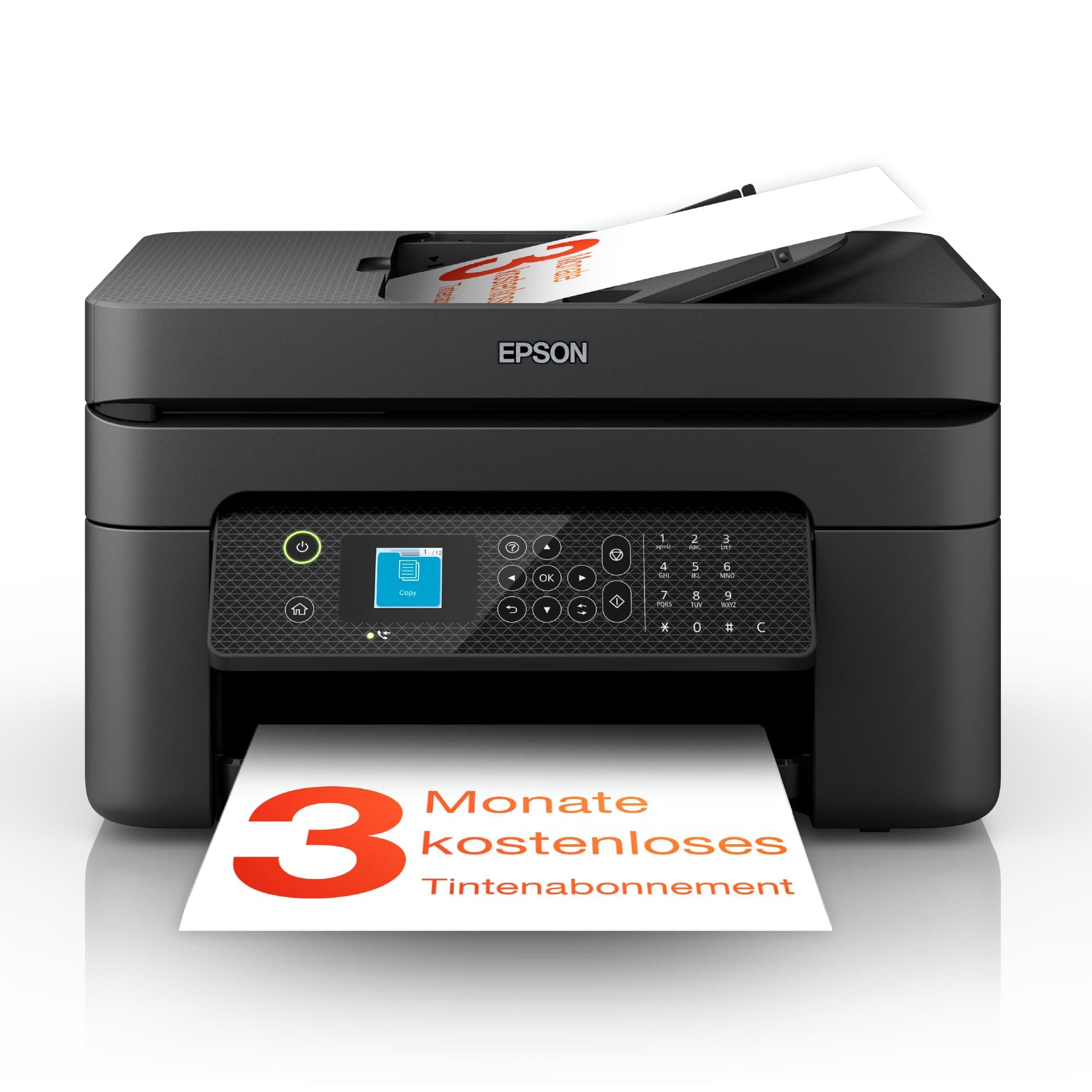 Epson WorkForce WF-2930DWF Multifunction Inkjet Printer, A4, Wireless