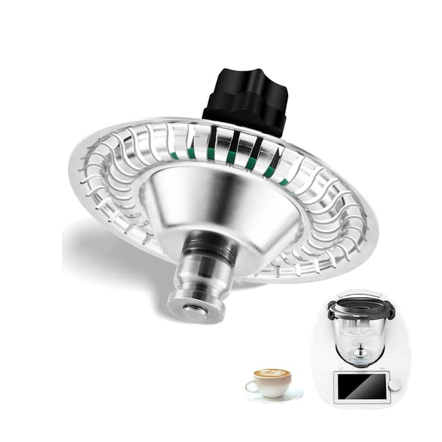 Milchaufschäumer Aufsatz für Thermomixer TM5 TM6, Aufsatz Mixer für Thermomix zubehör Küchenmaschine, Milchschäumteile für Kochroboter, Einfache Installation