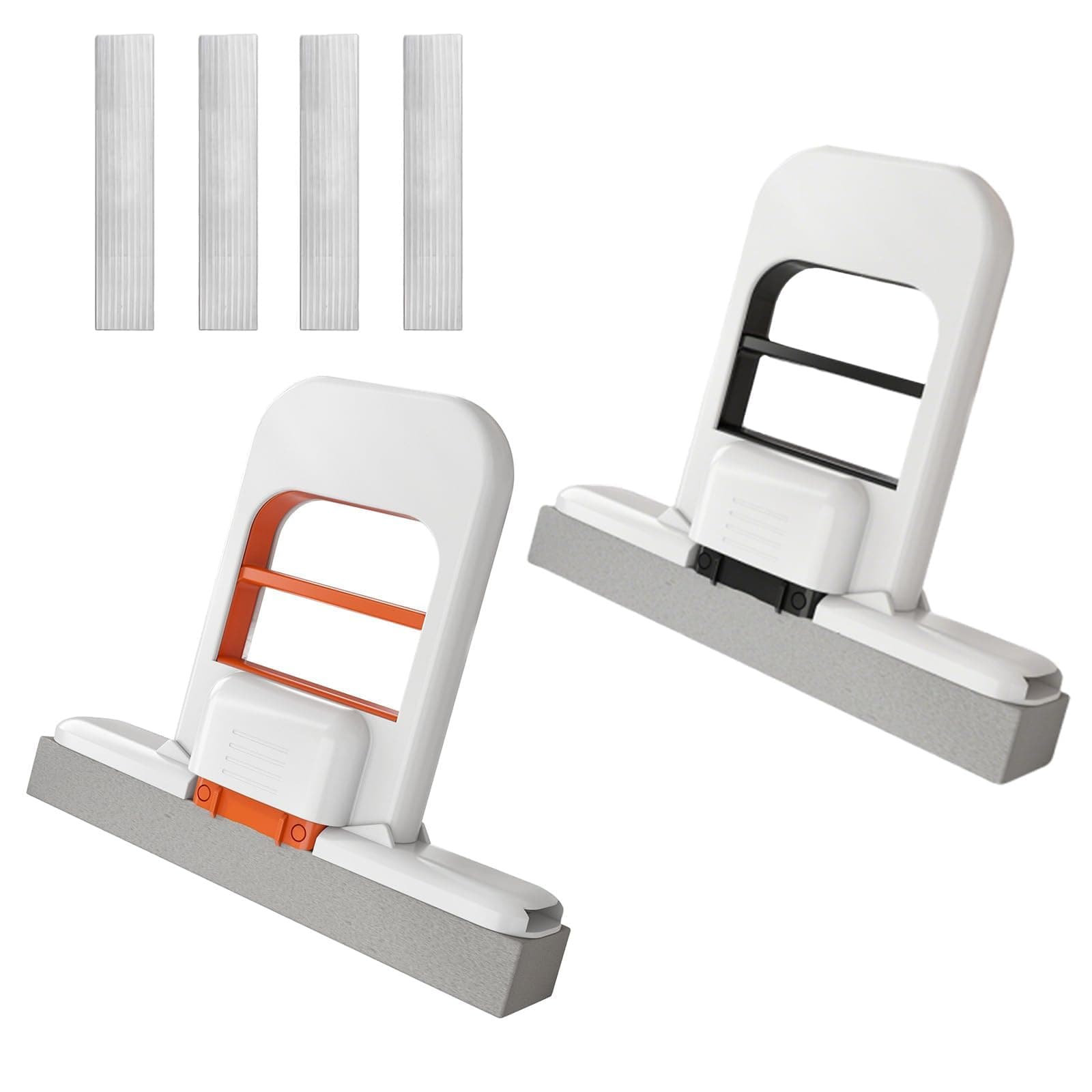 2 Stück Mini Mop, 2025 Selbstdrückendes Schwamm Mopp, mini Foldable Wischmopp, Schwammwischer für Die Nass und Trockenanwendung auf Küchenarbeitsplatten, Glas, Badezimmer Autoinnenraum (C)