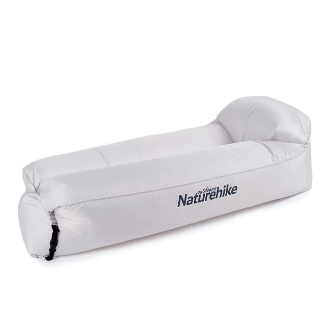 Naturehike Air Lounger, Wasserdichtes Luft Sofa mit Portable Paket, Lazy Lounger Aufblasbares Sofa Air Bett für Reisen, Camping, Pool und Beach Parties(Grau)