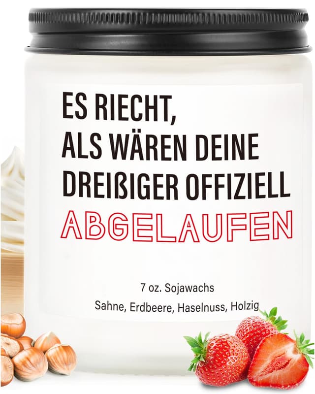 Geschenk 40 Geburtstag Frauen - Geschenk Zum 40 Geburtstag Frau, Meisterhafte Parfümkomposition, Cremigen, Erdbeeren und Haselnüssen Nuancen, Geburtstagsgeschenk für Frauen, Mama, Schwester,Freundin 40th-02