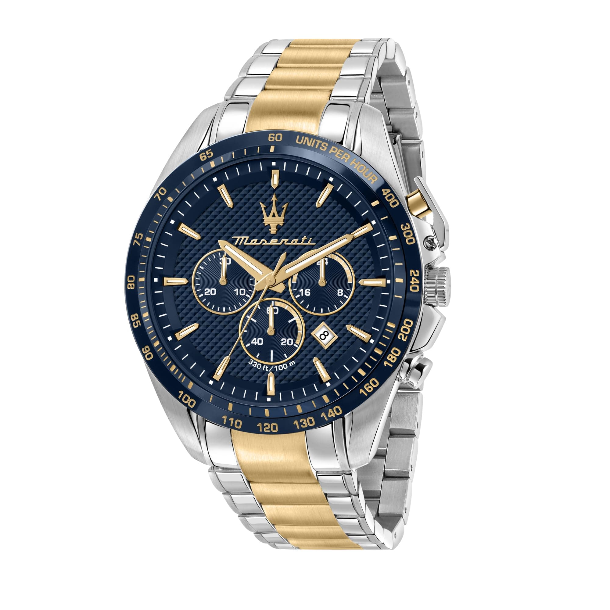 Maserati Herrenuhr Traguardo Limited Edition, Chronograph, analog - R8873612046 Silber und Gold