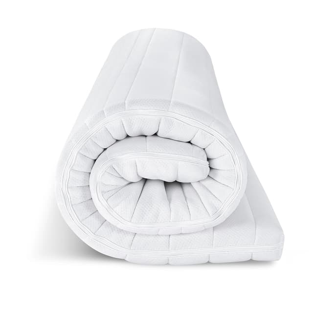EGO HOME Matratzentopper 140x200cm – 8cm Memory Foam Topper H2, Weicher, Premium Komfort-Topper mit Abnehmbarem & Waschbarem Bezug, Atmungsaktiv – Hochwertige Matratzenauflage für Boxspringbett Bett 8cm Höhe 140x200 cm