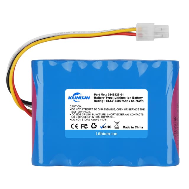 KUNLUN 18.5V 3500mAh Ersatzakku Li-ion für Husqvarna Automower 310,315,584 85 28-02, für Gardena Sileno R100Li,R130Li,R160Li, Mähroboter Akku für 5848228-01,5848228-02,5848528-01,5895862-01