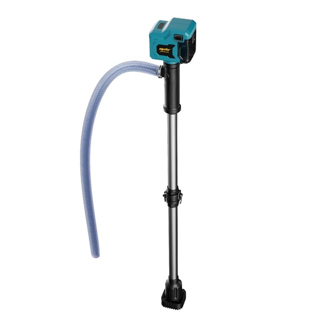 Mellif Akku Regenfasspumpe Wasserpumpe für Makita Akku 18V, max. Fördermenge 2725 L/h,Förderhöhe 8 m, Tauchdruckpumpe, bürstenlos Motor Automatisch Stop, mit Wasserrohr für Garten,Pool (ohne Akku)