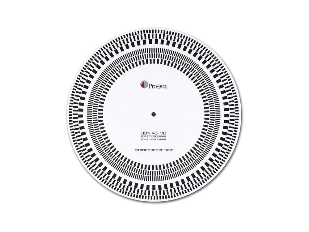 Pro Ject Strobe it, Einstelllehre und Stroboskopscheibe für Plattenspieler, PSTROBEIT