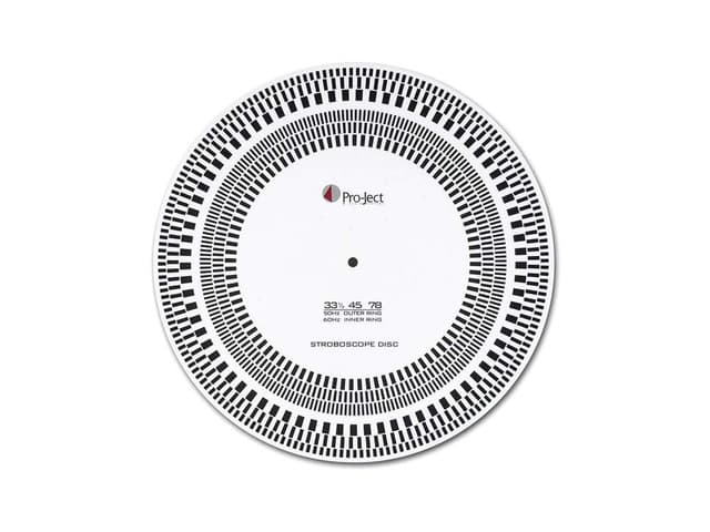 Pro Ject Strobe it, Einstelllehre und Stroboskopscheibe für Plattenspieler, PSTROBEIT